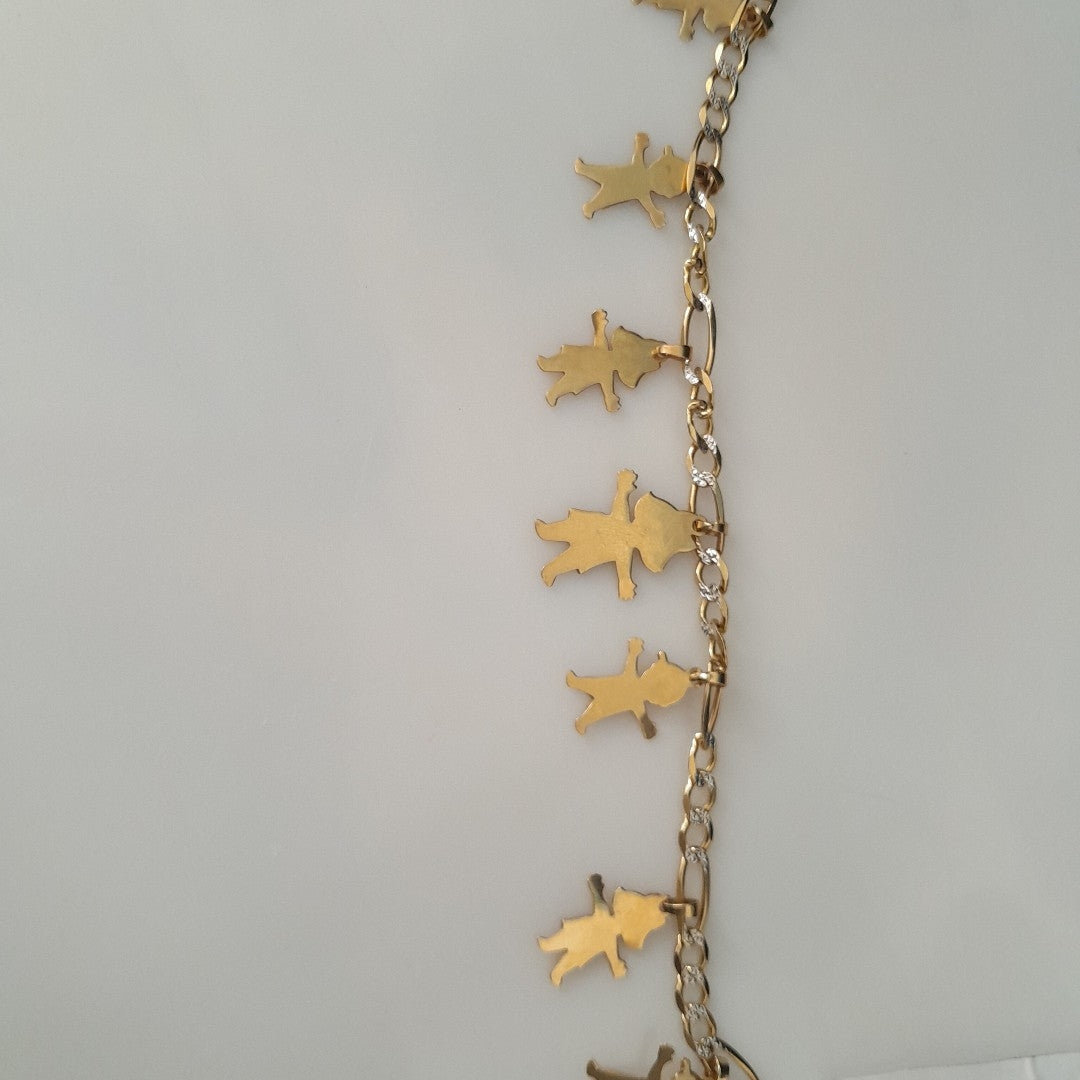 PULSERA. ORO. 10 K 9.1 GRMS (SEMINUEVO)
