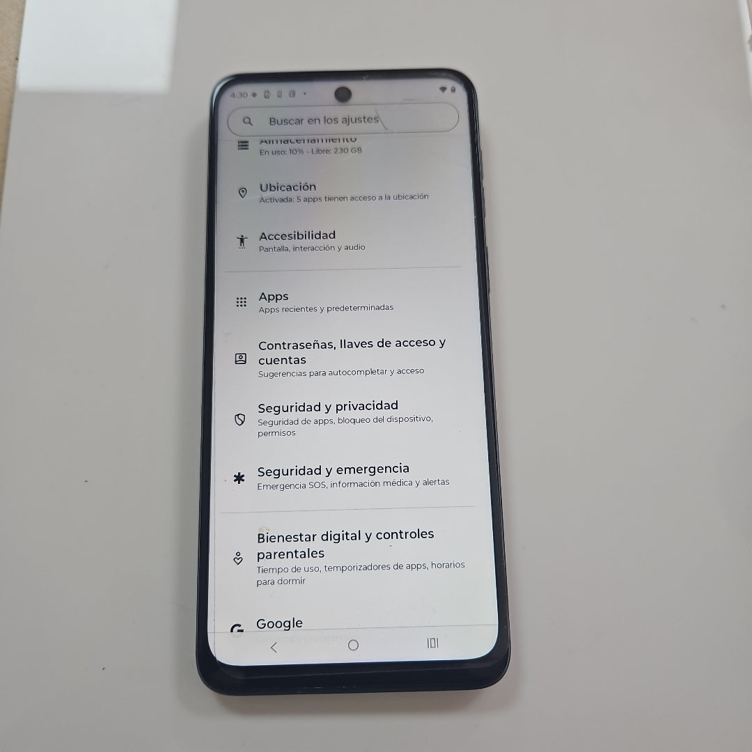 CELULAR MOTOROLA MOTO G55 5G XT2435-1(2024) 256 GB 8 GB RAM (SEMINUEVO)