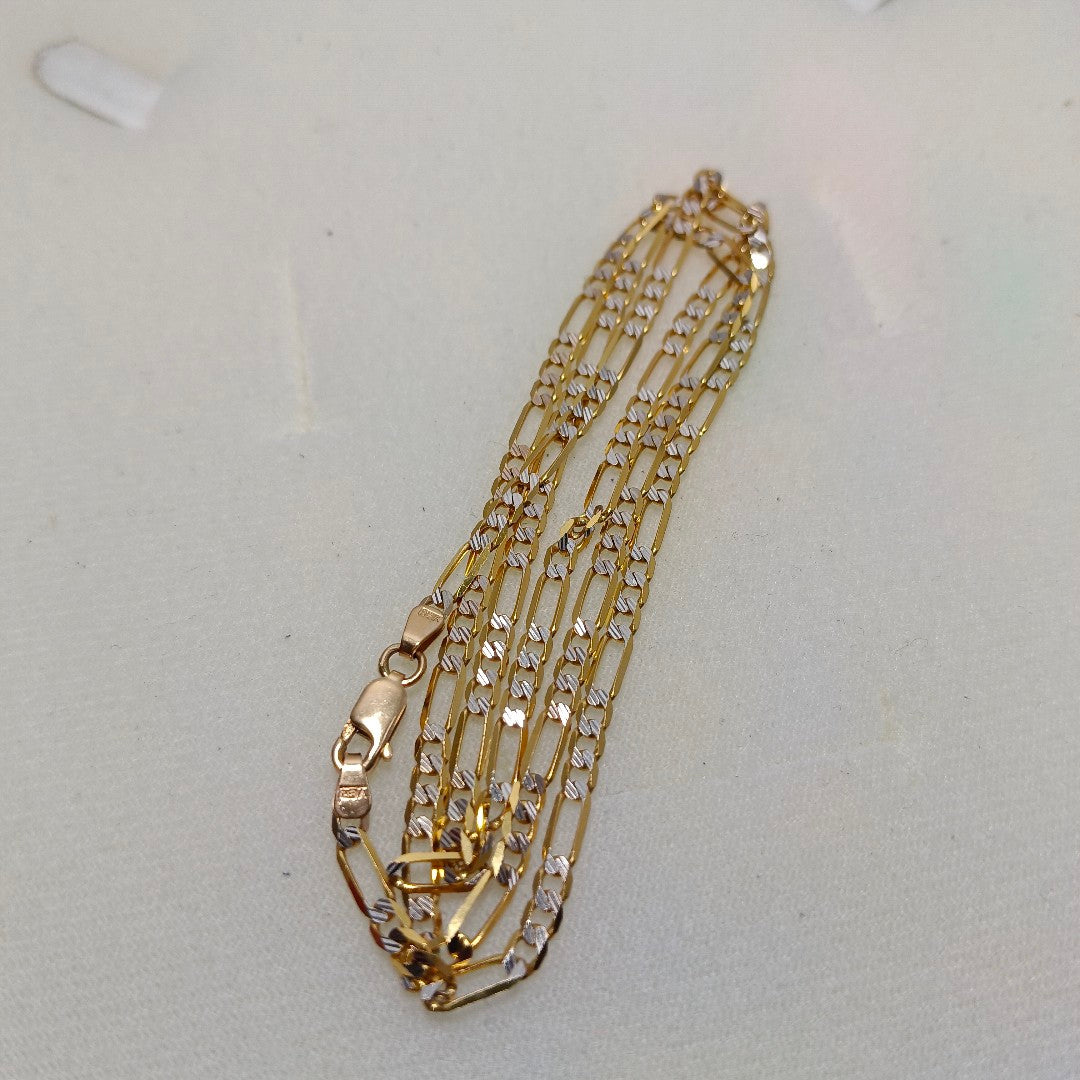CADENA. ORO, RODIADO 14 K 6.5 GRMS (SEMINUEVO)