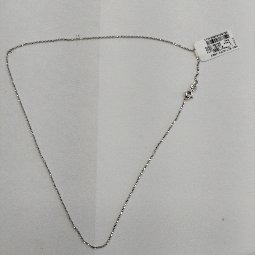 CADENA ORO BLANCO 14 K 1,30 GRMS (SEMINUEVO)