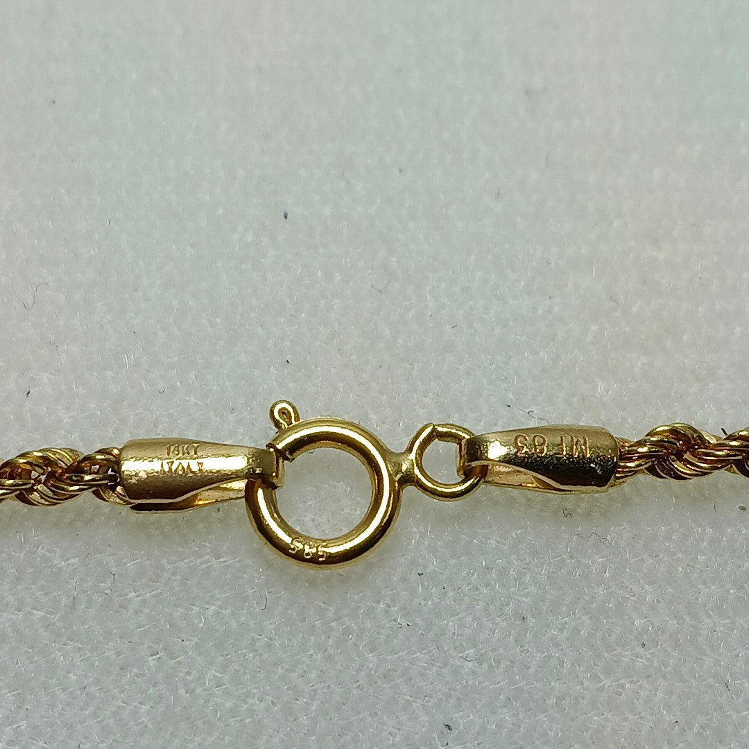 CADENA. ORO. 14 K 2.9 GRMS (SEMINUEVO)