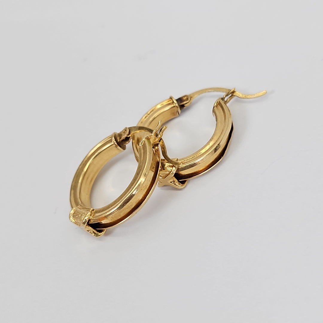 ARRACADAS PAR ORO 14 K 5,00 GRMS (SEMINUEVO)