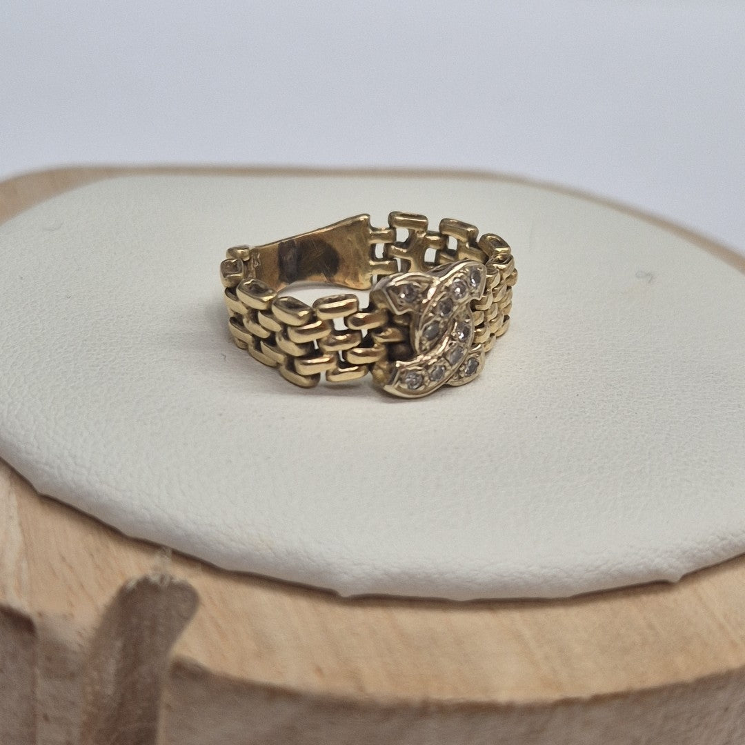 ANILLO. ORO. 10 K 4.9 GRMS (SEMINUEVO)
