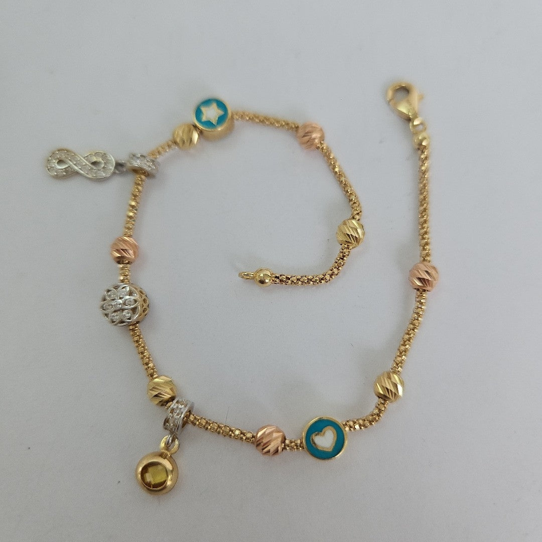 PULSERAS DAMA ORO 14K 5.3 (NUEVO)