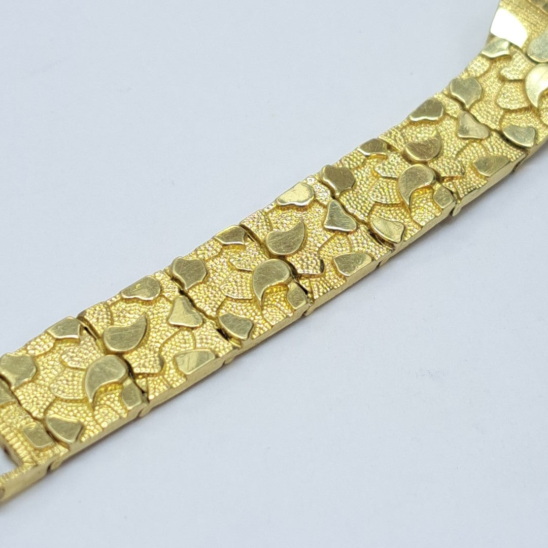 RELOJ CAJA ACERO PULSO ORO ORO 10 K 25,80 GRMS (SEMINUEVO)