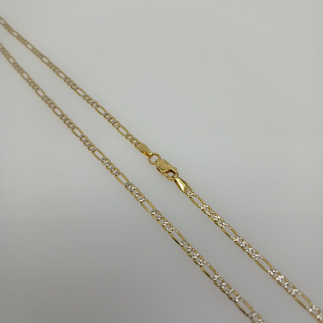 CADENAS CARTIER 3*1 DIAMANTADA ORO 14K 4.4 (NUEVO)
