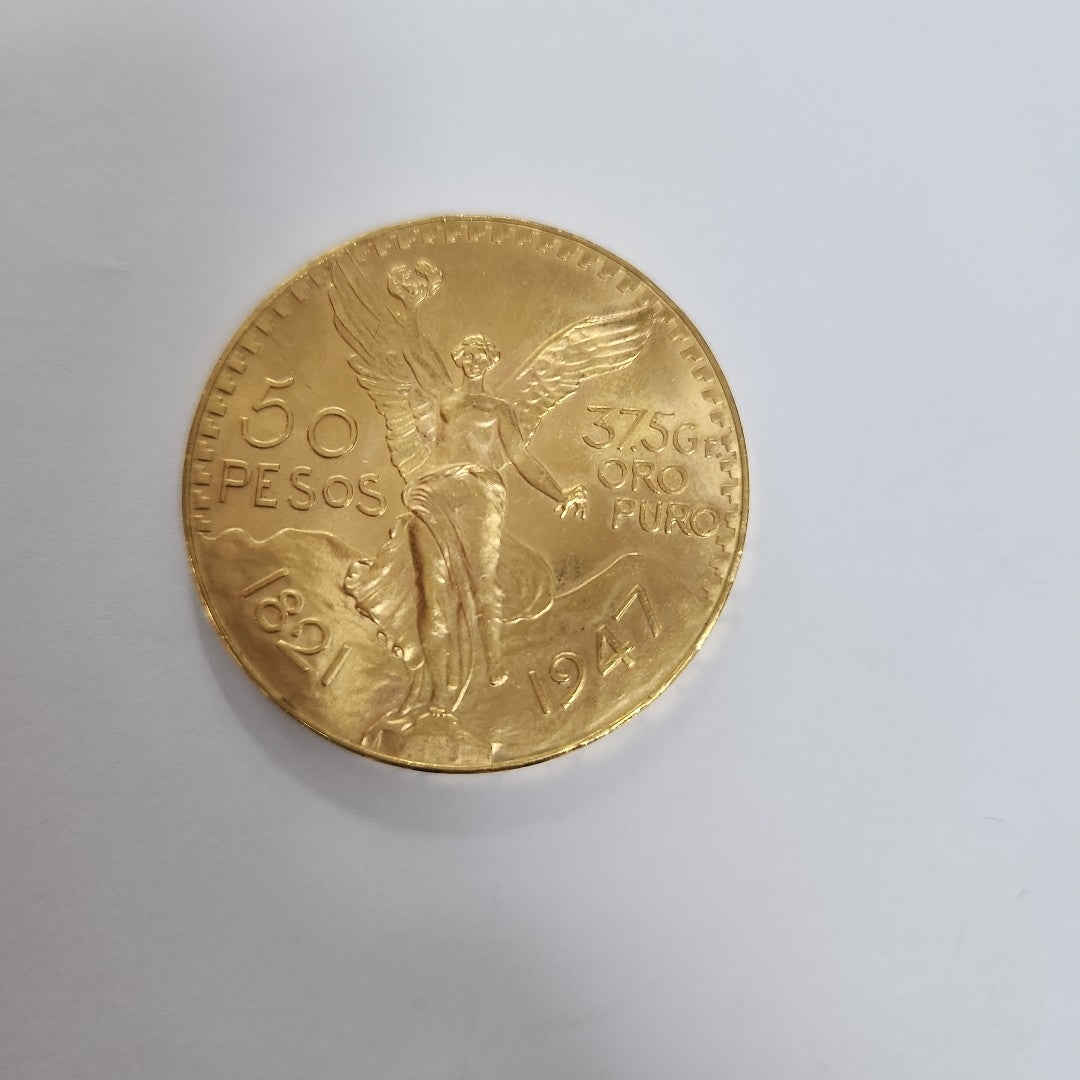 K1 41.6 GRMS - DESC. 0 GRAMOS - 21 K - AVALÚO 73008 * * IDENTIFICACIÓN MONEDA NOMINATIVA. * MATERIALES ORO. * CANTI (SEMINUEVO)