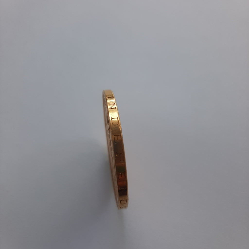 K1 41,60 GRMS - DTO. 0,00 GRMS - 21 K - AVALÚO 78260,00 * IDENTIFICACIÓN MONEDA NOMINATIVA * MATERIALES ORO * ESPECI (SEMINUEVO)