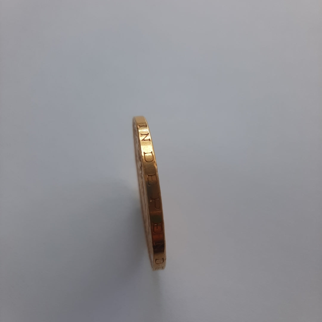 K1 41,60 GRMS - DTO. 0,00 GRMS - 21 K - AVALÚO 78260,00 * IDENTIFICACIÓN MONEDA NOMINATIVA * MATERIALES ORO * ESPECI (SEMINUEVO)