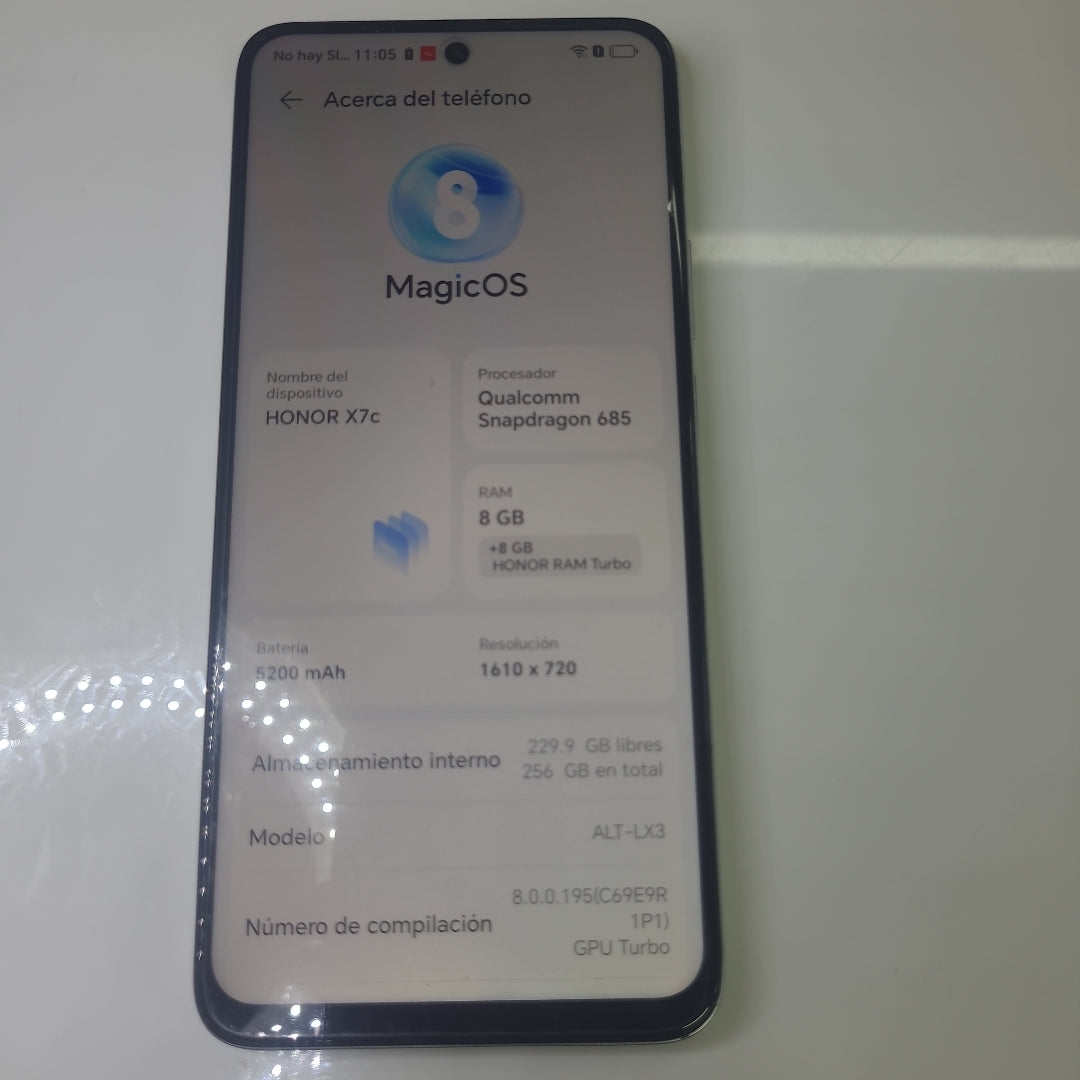 CELULAR HONOR X7C ALT-LX3 256 GB 8 GB RAM (SEMINUEVO)
