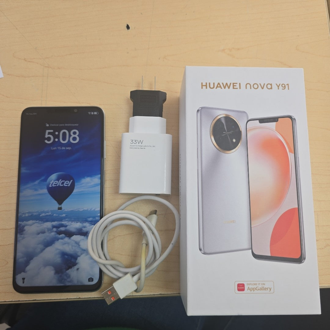 CELULAR HUAWEI NOVA Y91 STG-LX2 256 GB 8 GB RAM (SEMINUEVO)