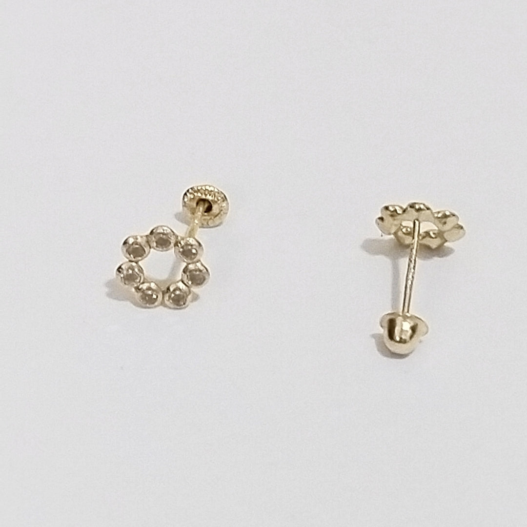 BROQUELES ORO 14K 1 (NUEVO)