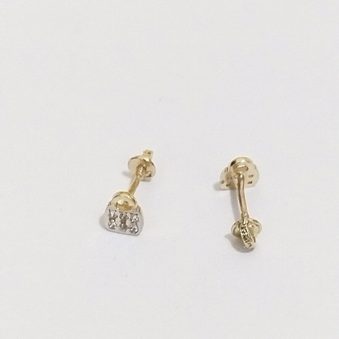 BROQUELES ORO 14K 1 (NUEVO)