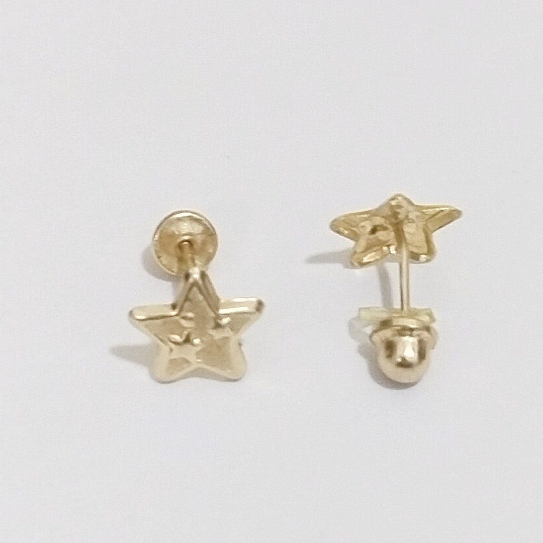 BROQUELES ORO 14K 1 (NUEVO)