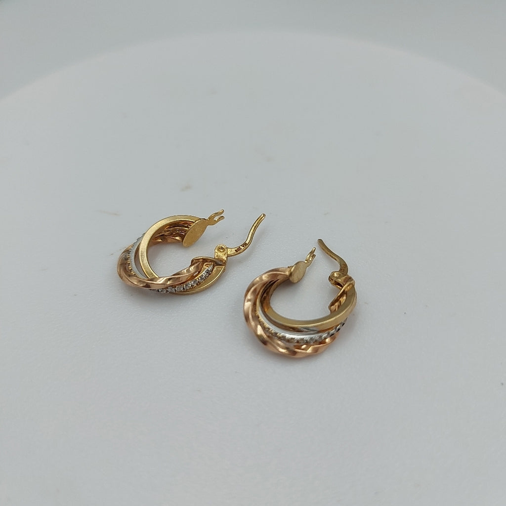 ARRACADAS ORO 14K 2.6 (NUEVO)