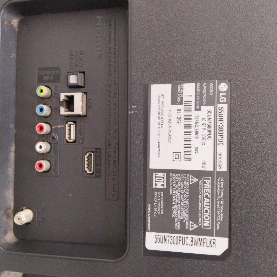 PANTALLA LG 55UN7300PUC (2021) 55" LED 4K (SEMINUEVO)