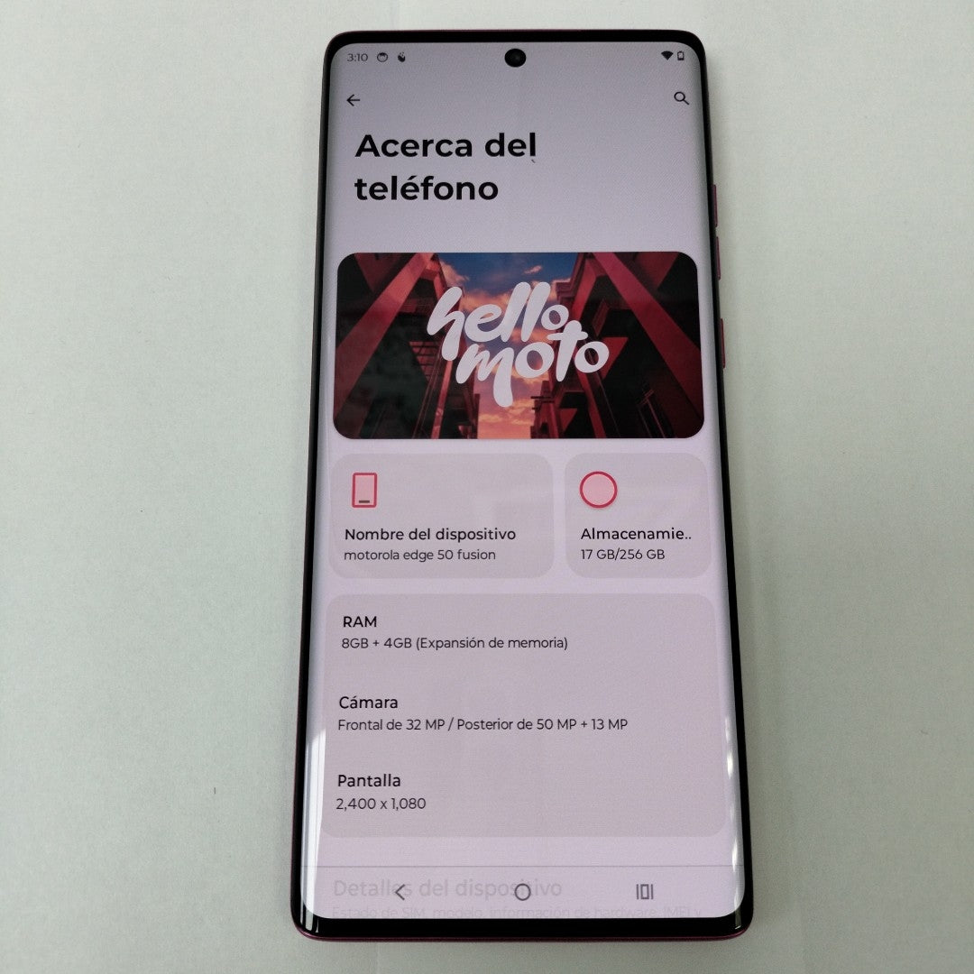 CELULAR MOTOROLA EDGE 50 FUSION XT2429-1 256 GB 8 GB RAM (SEMINUEVO)