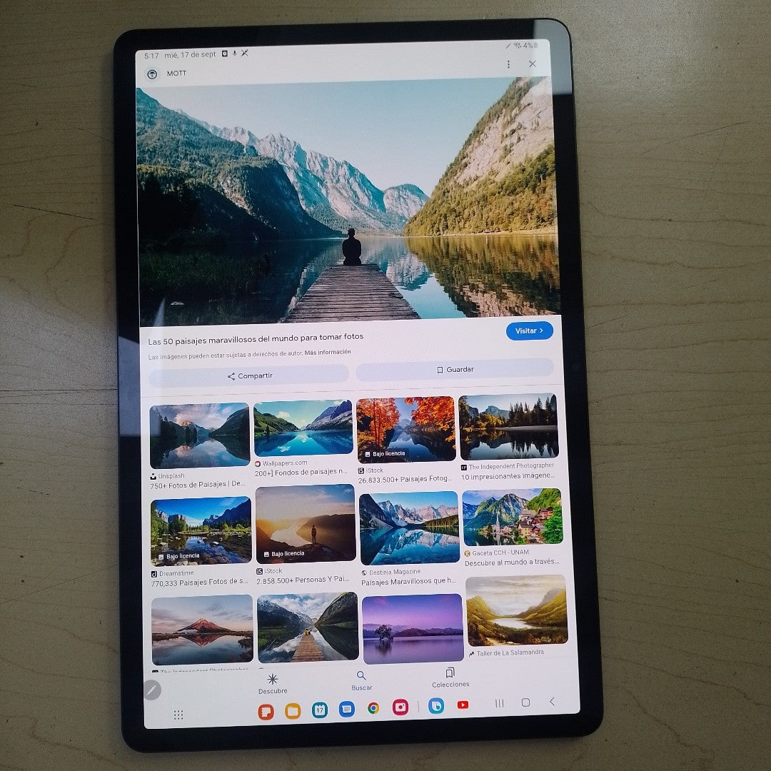 TABLETA SAMSUNG GALAXY TAB S8+ SM-X800 256 GB 8 GB RAM (SEMINUEVO)