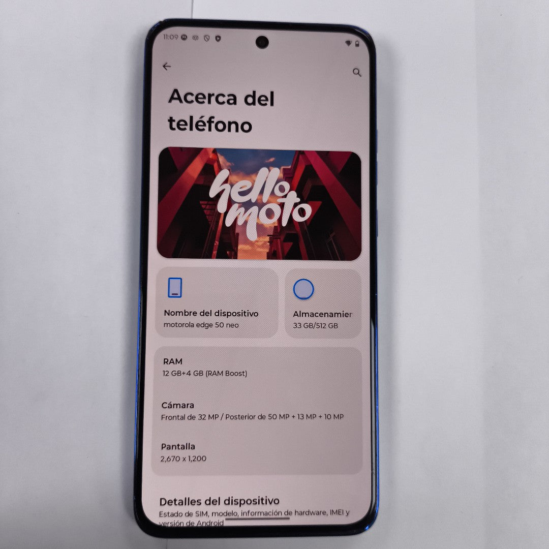 CELULAR MOTOROLA EDGE 50 NEO XT2409-2 (2024) 512 GB 12 GB RAM (SEMINUEVO)