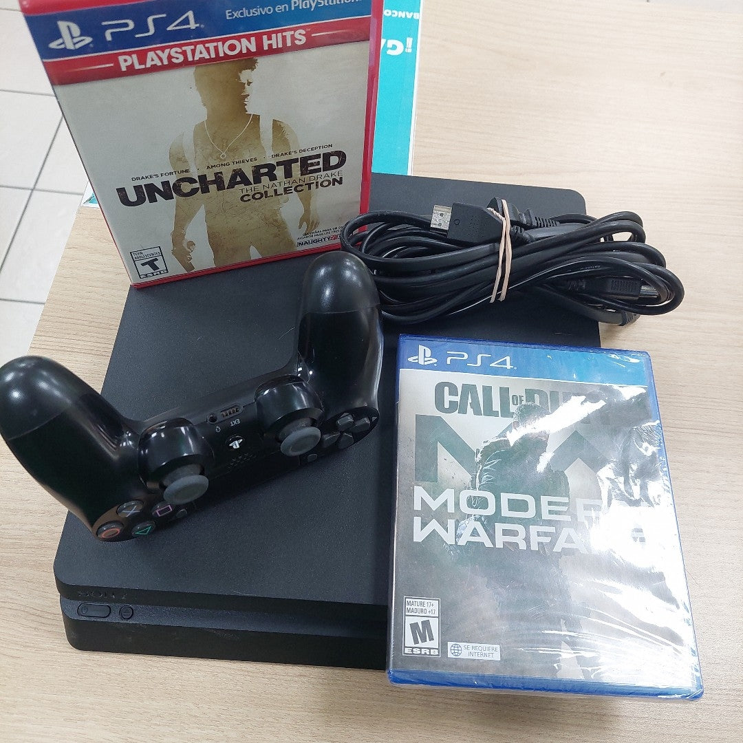 CONSOLA DE VIDEOJUEGO SONY PS4 SLIM 1 TB (SEMINUEVO)