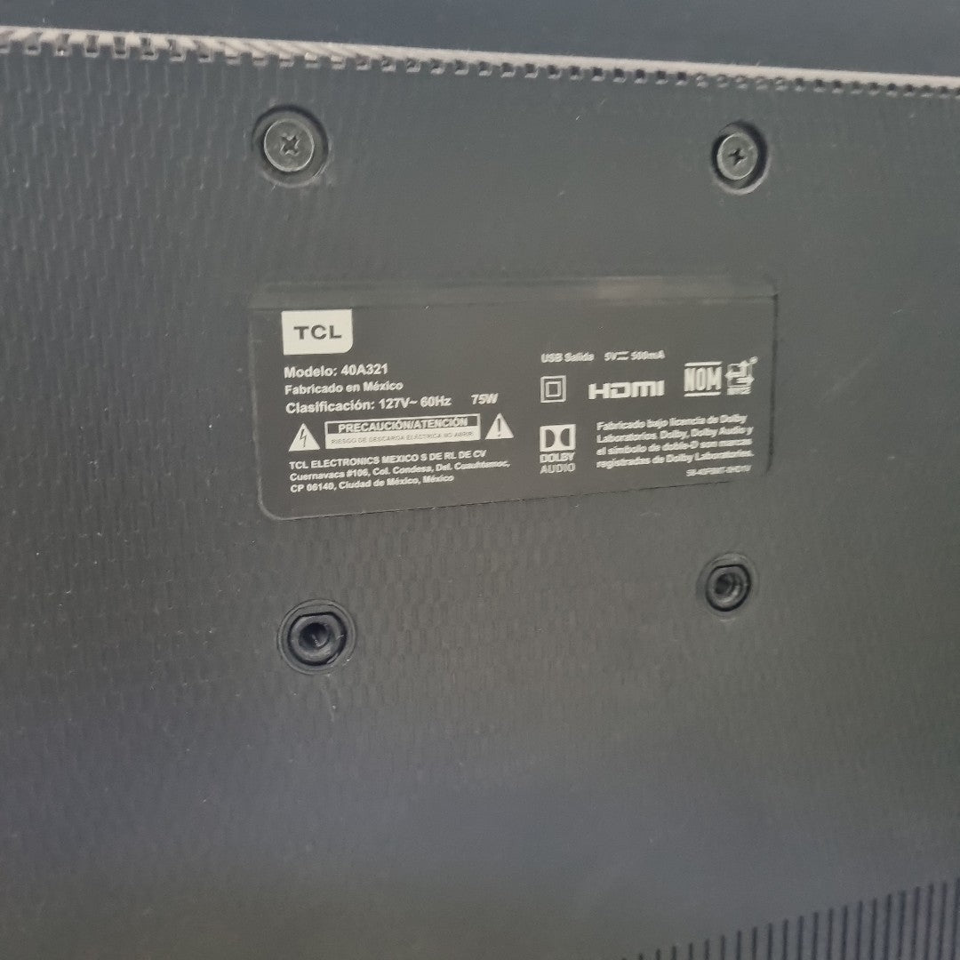 PANTALLA TCL 40A321 (2021) 40" LED FULL HD (SEMINUEVO)