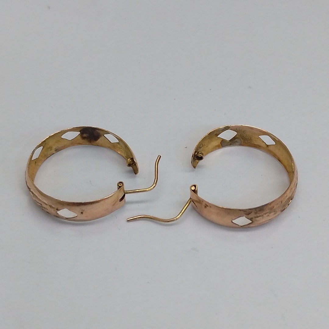 ARRACADAS PAR ORO 10 K 3,40 GRMS (SEMINUEVO)