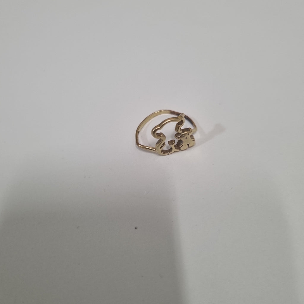 ANILLO. ORO. 10 K 1.8 GRMS (SEMINUEVO)