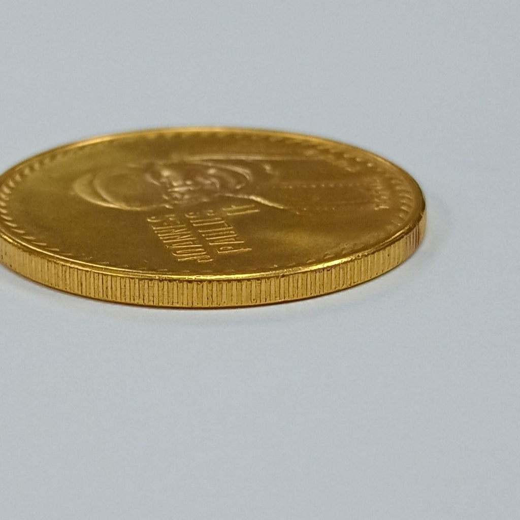 MEDALLA CONMEMORATIVA ORO 21 K 34,60 GRMS (SEMINUEVO)