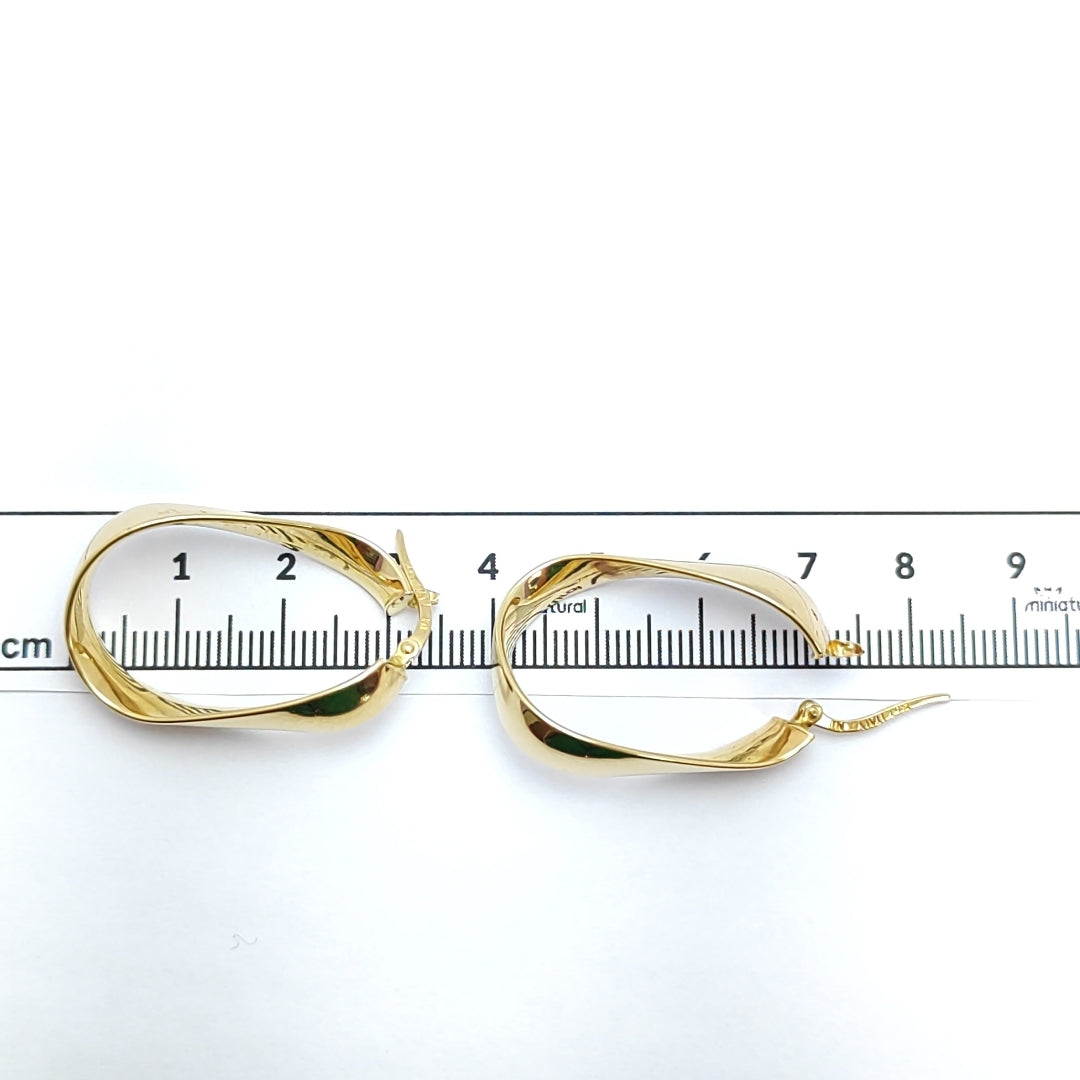 ARRACADAS PAR ORO 14 K 3,20 GRMS (SEMINUEVO)