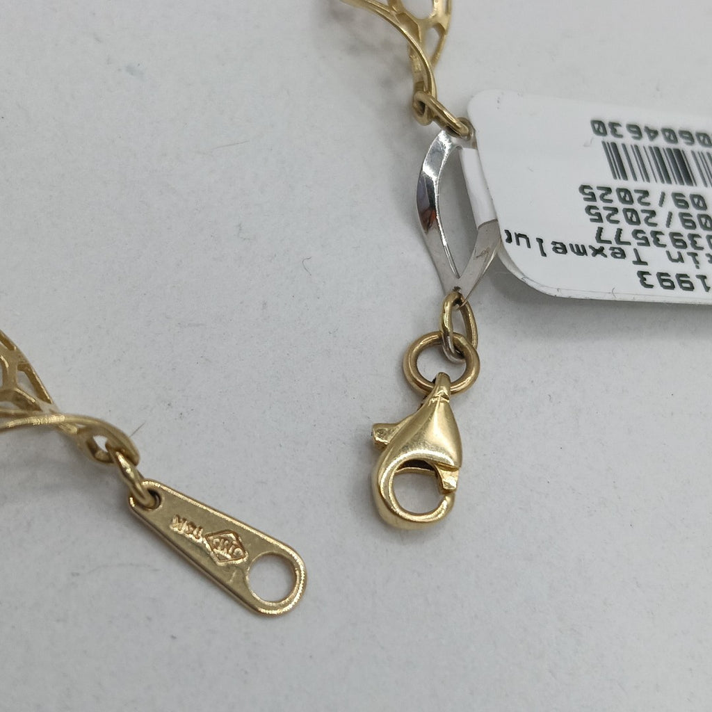 PULSERA. ORO, ORO BLANCO. 14 K 2 GRMS (SEMINUEVO)