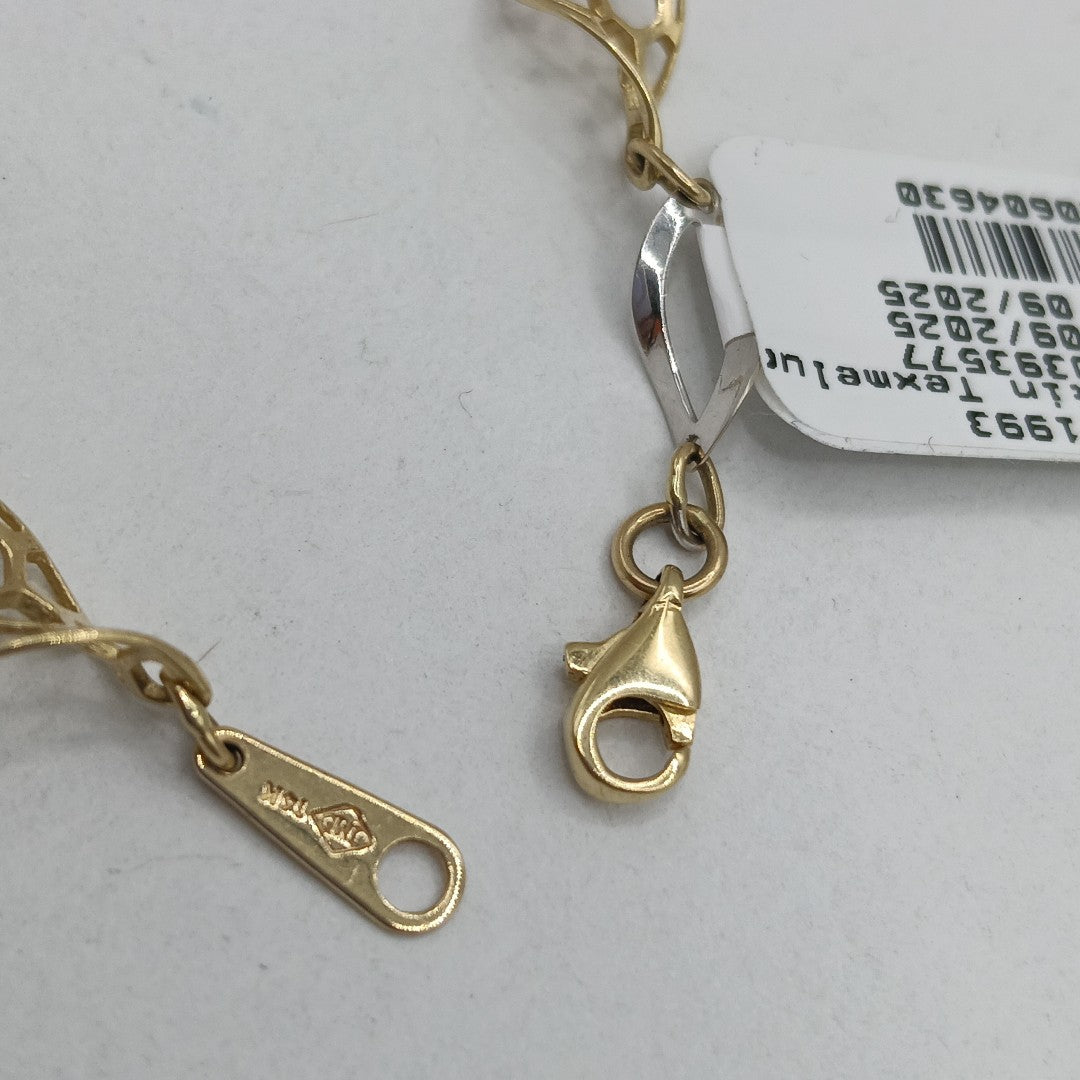 PULSERA. ORO, ORO BLANCO. 14 K 2 GRMS (SEMINUEVO)