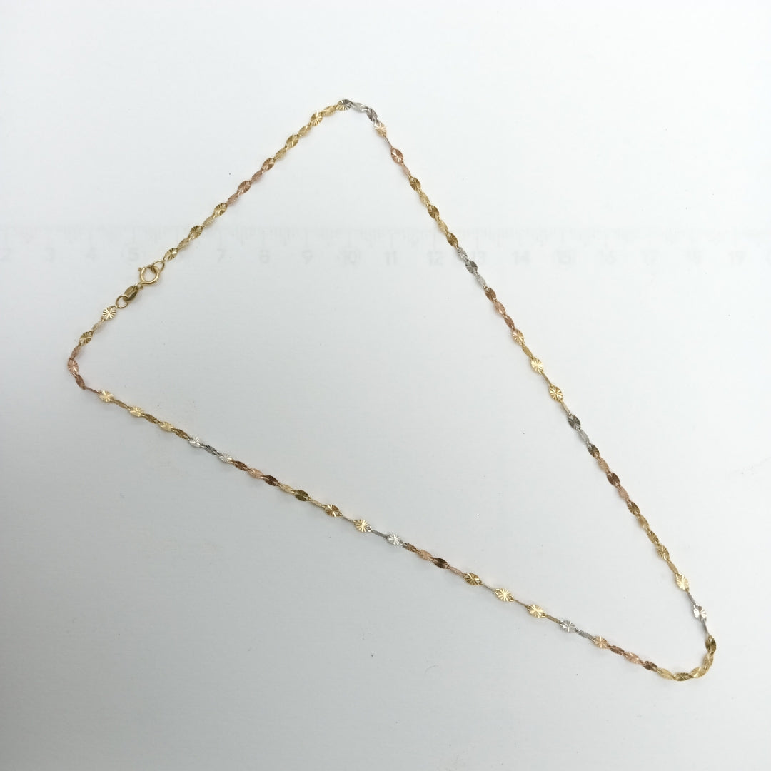 CADENA. ORO. 14 K 1.5 GRMS (SEMINUEVO)