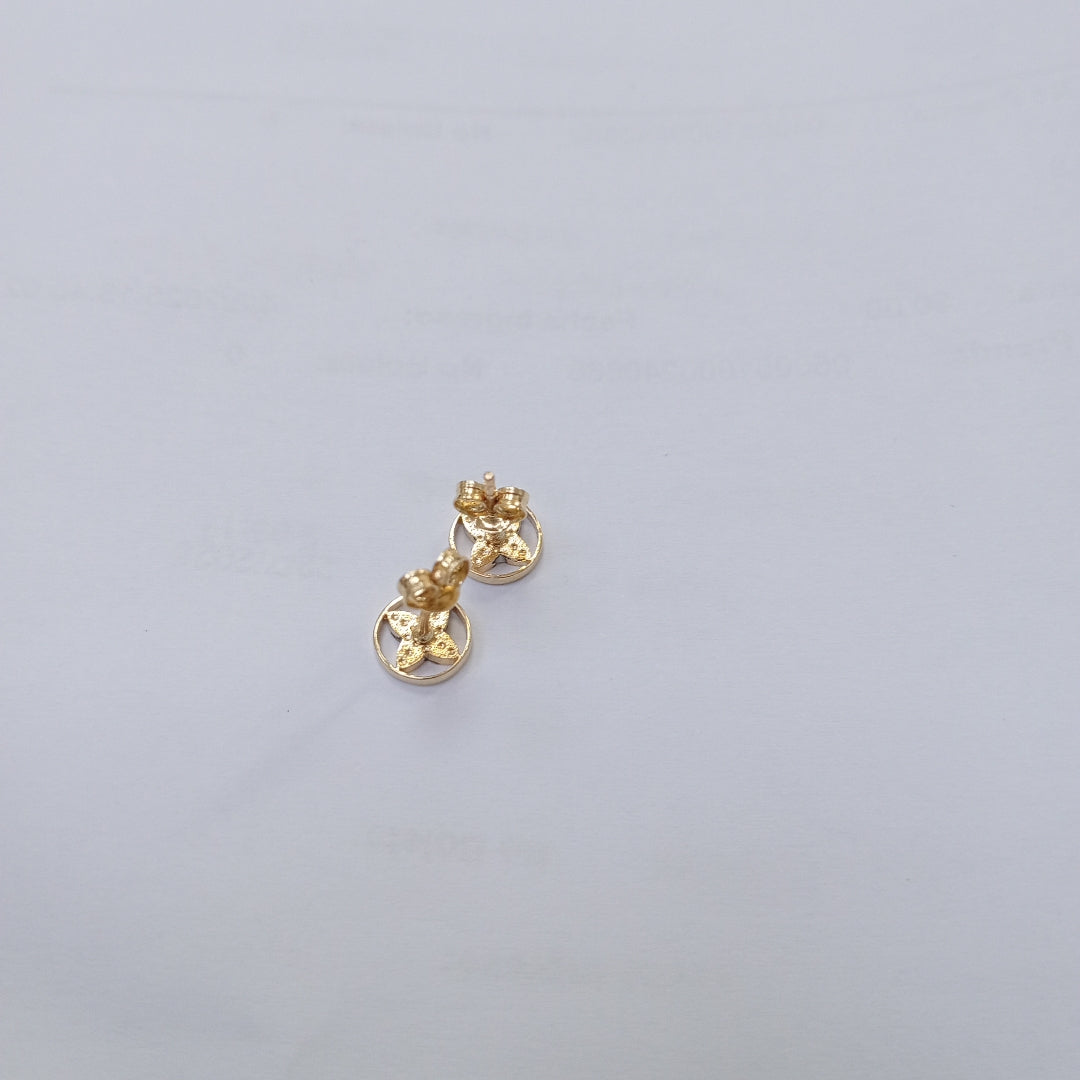 BROQUELES ORO 14K 1.1 (NUEVO)