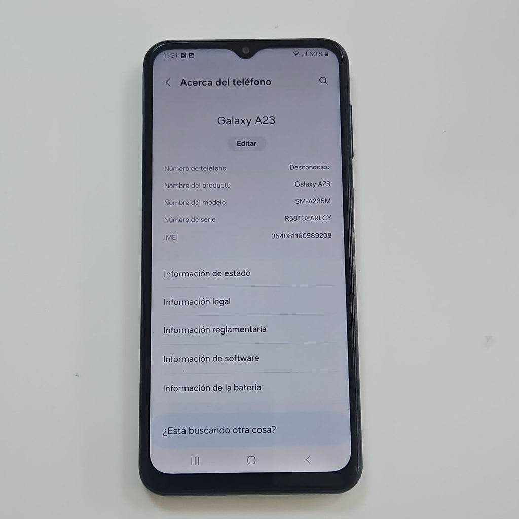 CELULAR SAMSUNG GALAXY A23 SM-A235M 128 GB 4 GB RAM (SEMINUEVO)