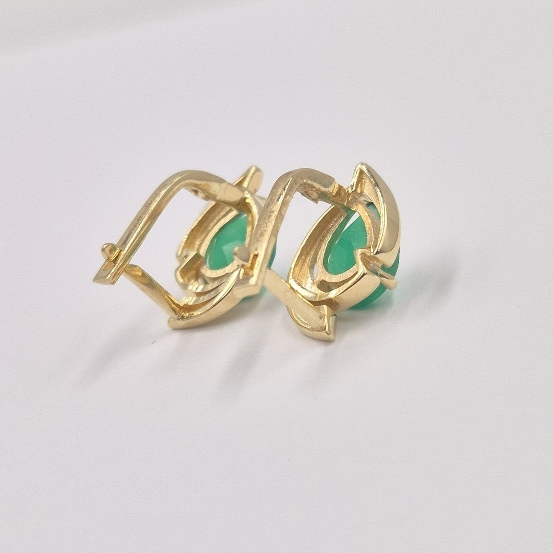 BROQUELES ORO 14K 4.7 (NUEVO)