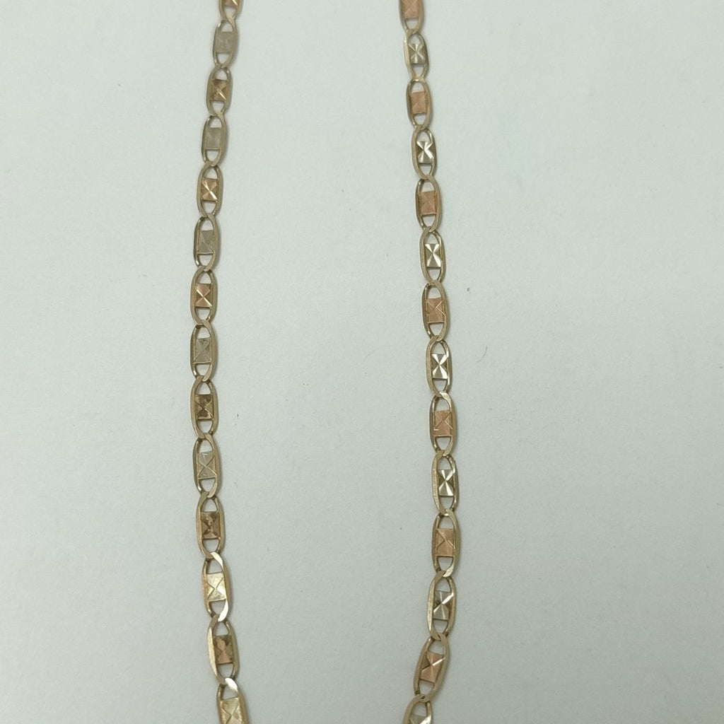 CADENA ORO,ORO PLATINO 10 K 4,40 GRMS (SEMINUEVO)