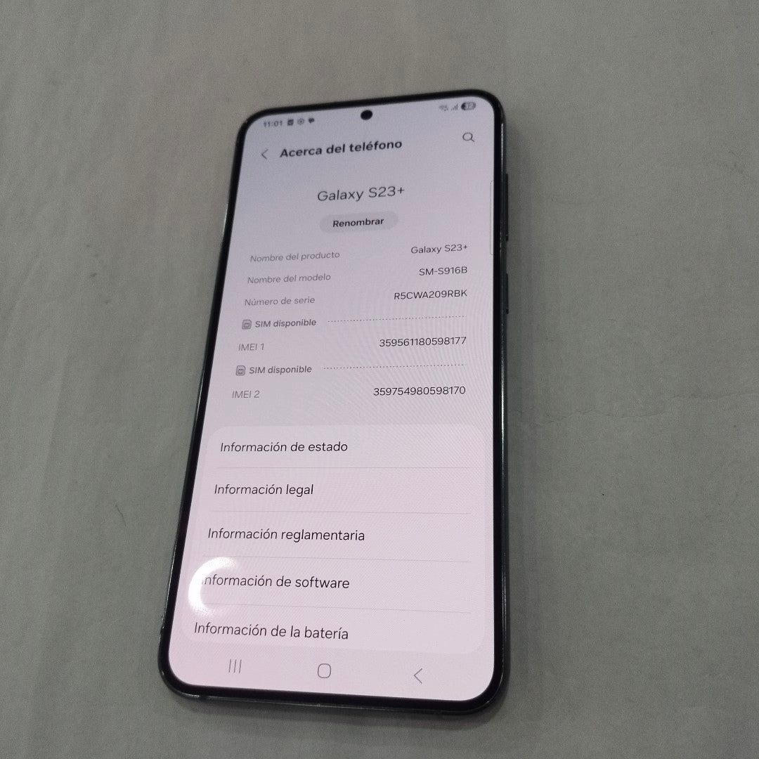 CELULAR SAMSUNG GALAXY S23+ SM-S916B 512 GB 8 GB RAM (SEMINUEVO)