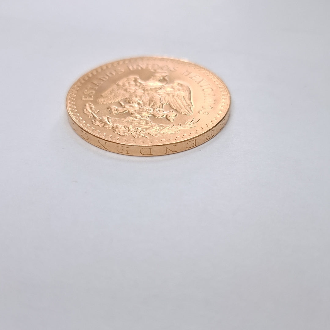 K1 41,60 GRMS - DTO. 0,00 GRMS - 21 K - AVALÚO 79534,21 * IDENTIFICACIÓN MONEDA NOMINATIVA * MONEDAS PESOS 50 PESOS (SEMINUEVO)