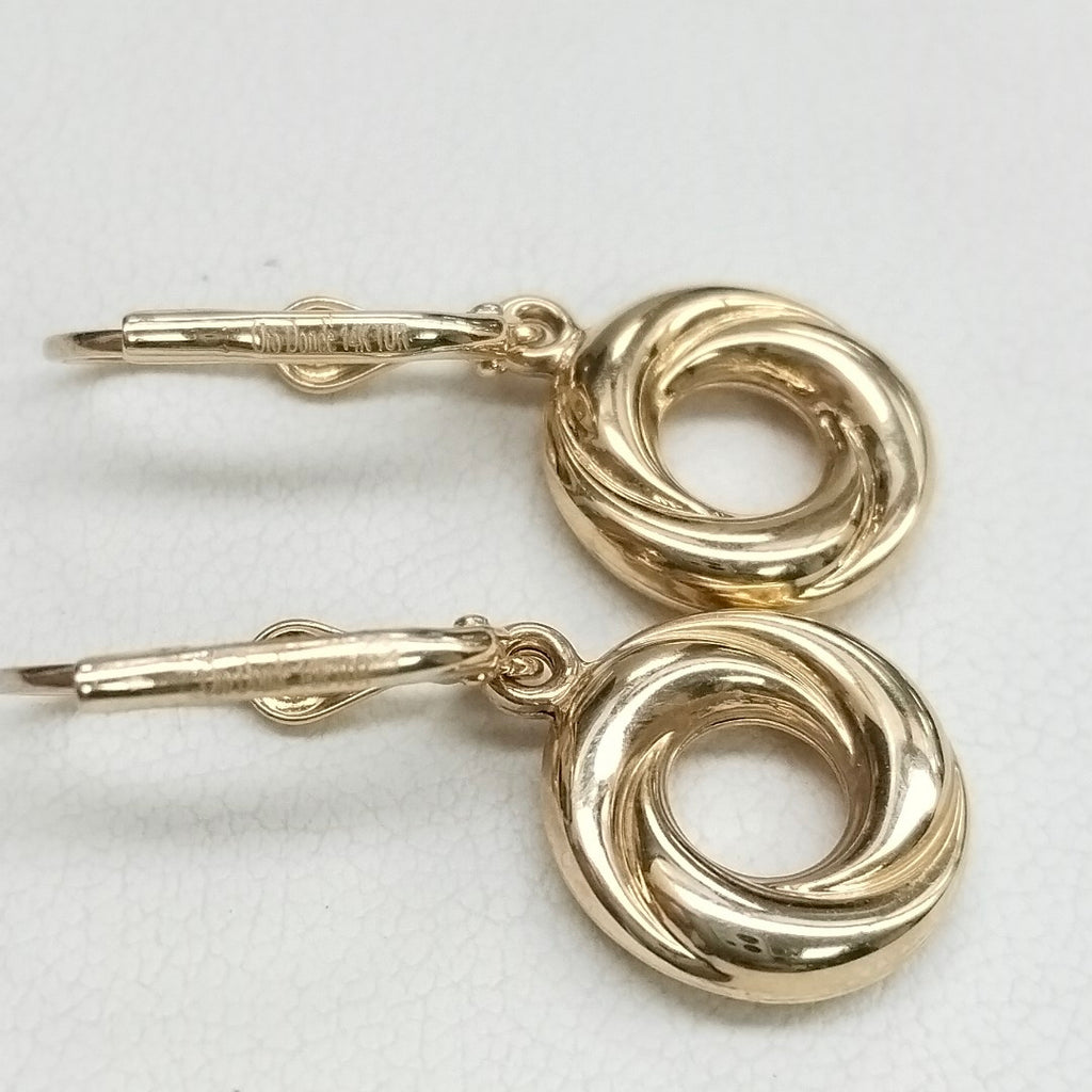 BROQUELES ORO 14K 2.6 (NUEVO)