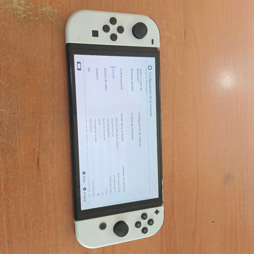 CONSOLA DE VIDEOJUEGO NINTENDO SWITCH OLED 64 GB (SEMINUEVO)