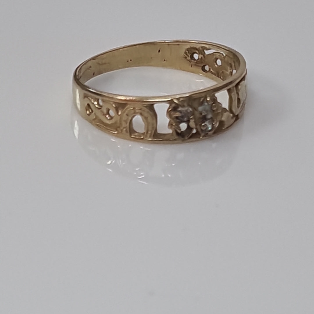 ANILLITO ORO 10 K 1,60 GRMS (SEMINUEVO)