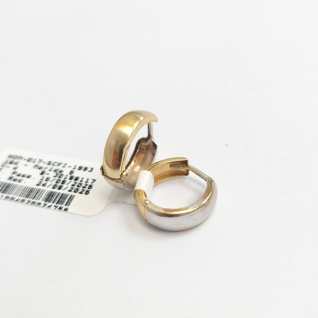 ARRACADAS PAR ORO 14 K 2,00 GRMS (SEMINUEVO)