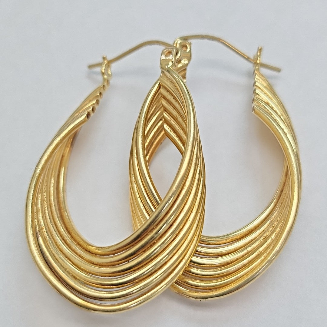 ARRACADAS PAR ORO 14 K 5,40 GRMS (SEMINUEVO)