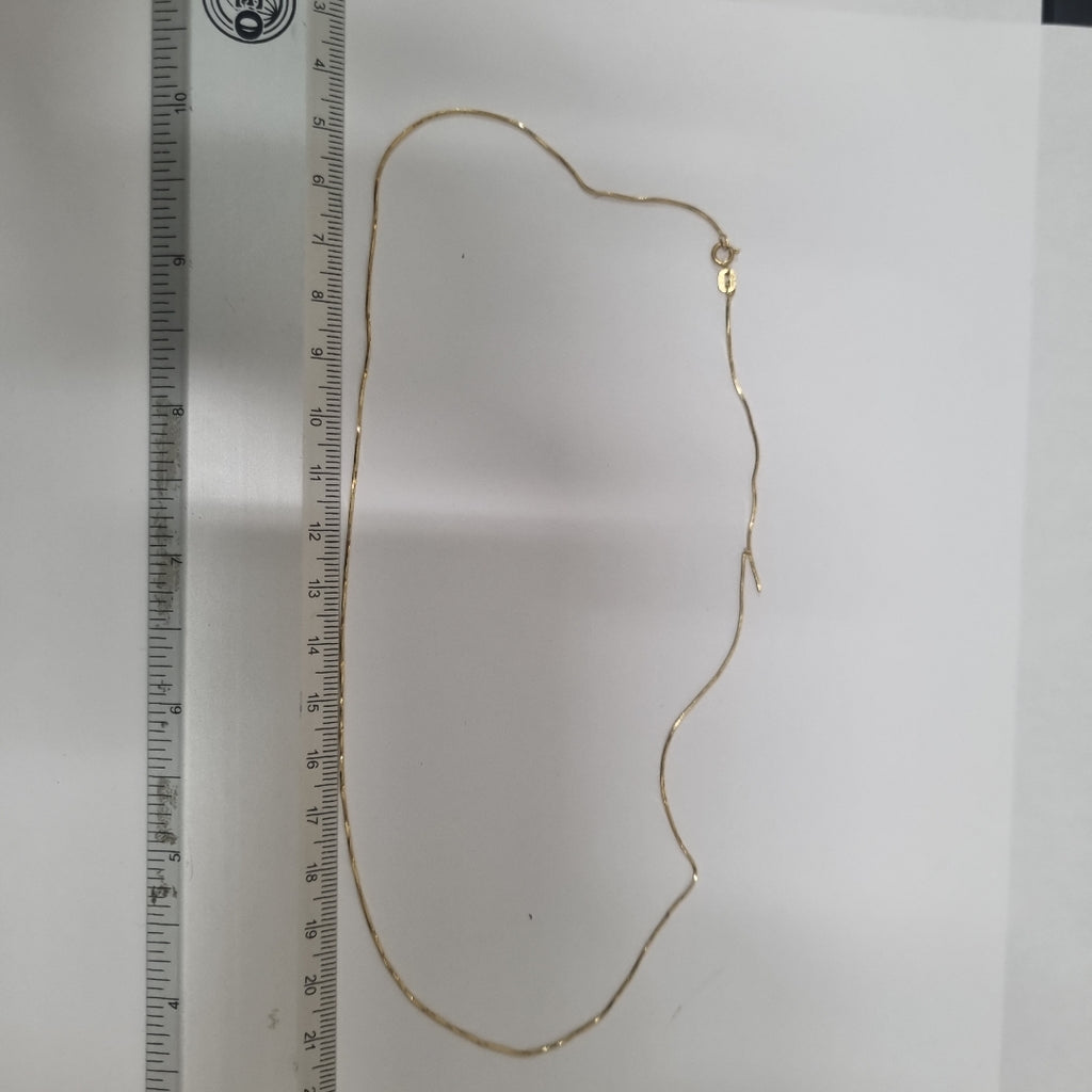 CADENA. ORO. 18 K 2.2 GRMS (SEMINUEVO)