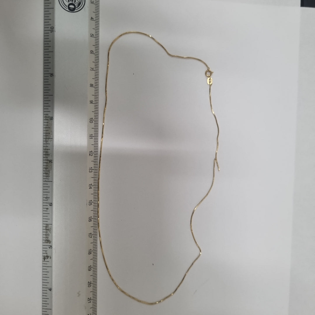 CADENA. ORO. 18 K 2.2 GRMS (SEMINUEVO)
