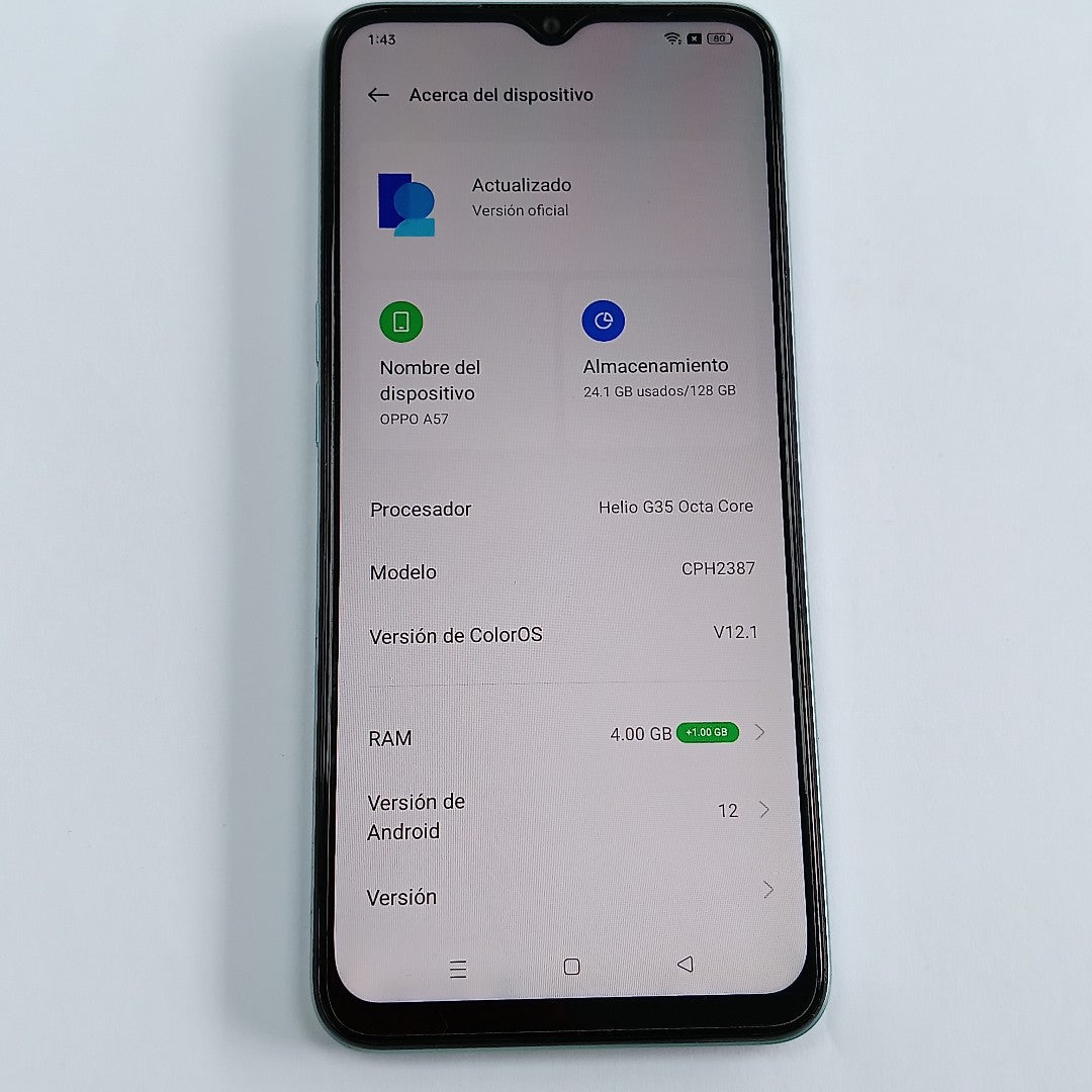 CELULAR OPPO  A57 CPH2387 128 GB 4 GB RAM