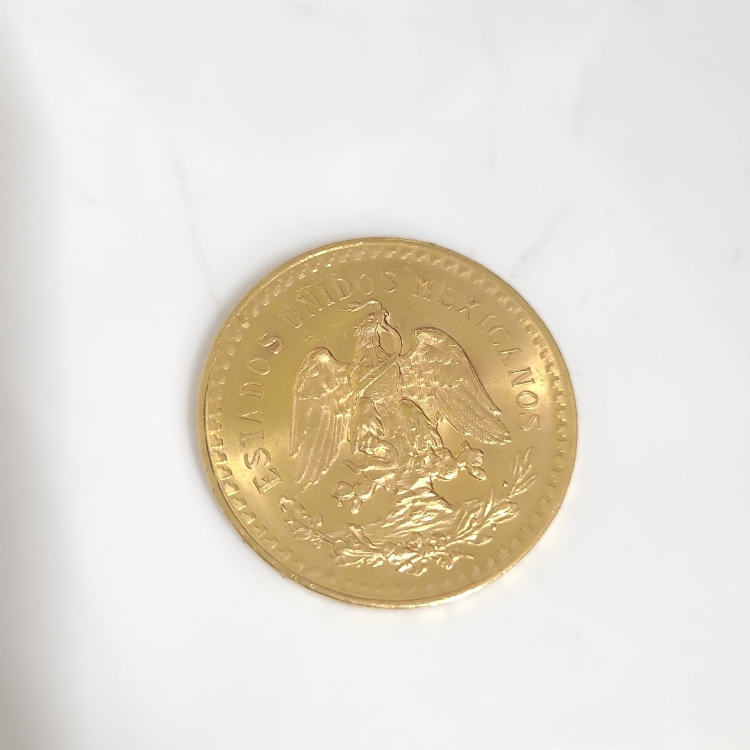 K1 41,60 GRMS - DTO. 0,00 GRMS - 21 K - AVALÚO 76003,20 * IDENTIFICACIÓN MONEDA NOMINATIVA * MONEDAS PESOS 50 PESOS (SEMINUEVO)