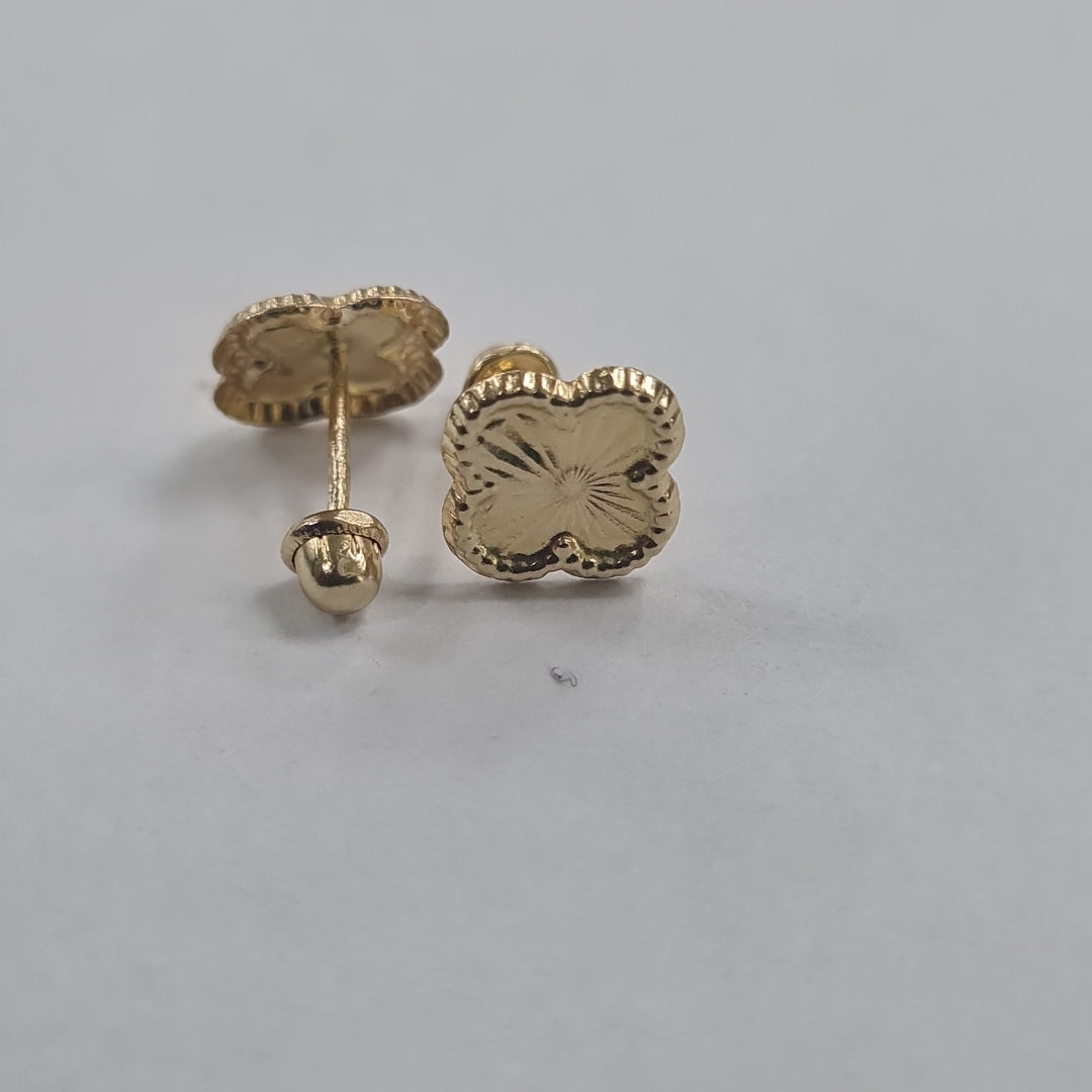 BROQUELES ORO 14K 1 (NUEVO)