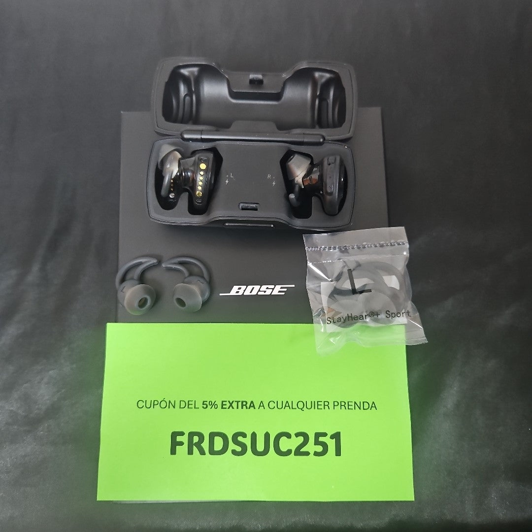 AUDIFONOS BOSE SOUNDSPORT FREE DEPORTIVOS                                                                                           INALAMBRICOS                                                                                         (SEMINUEVO)