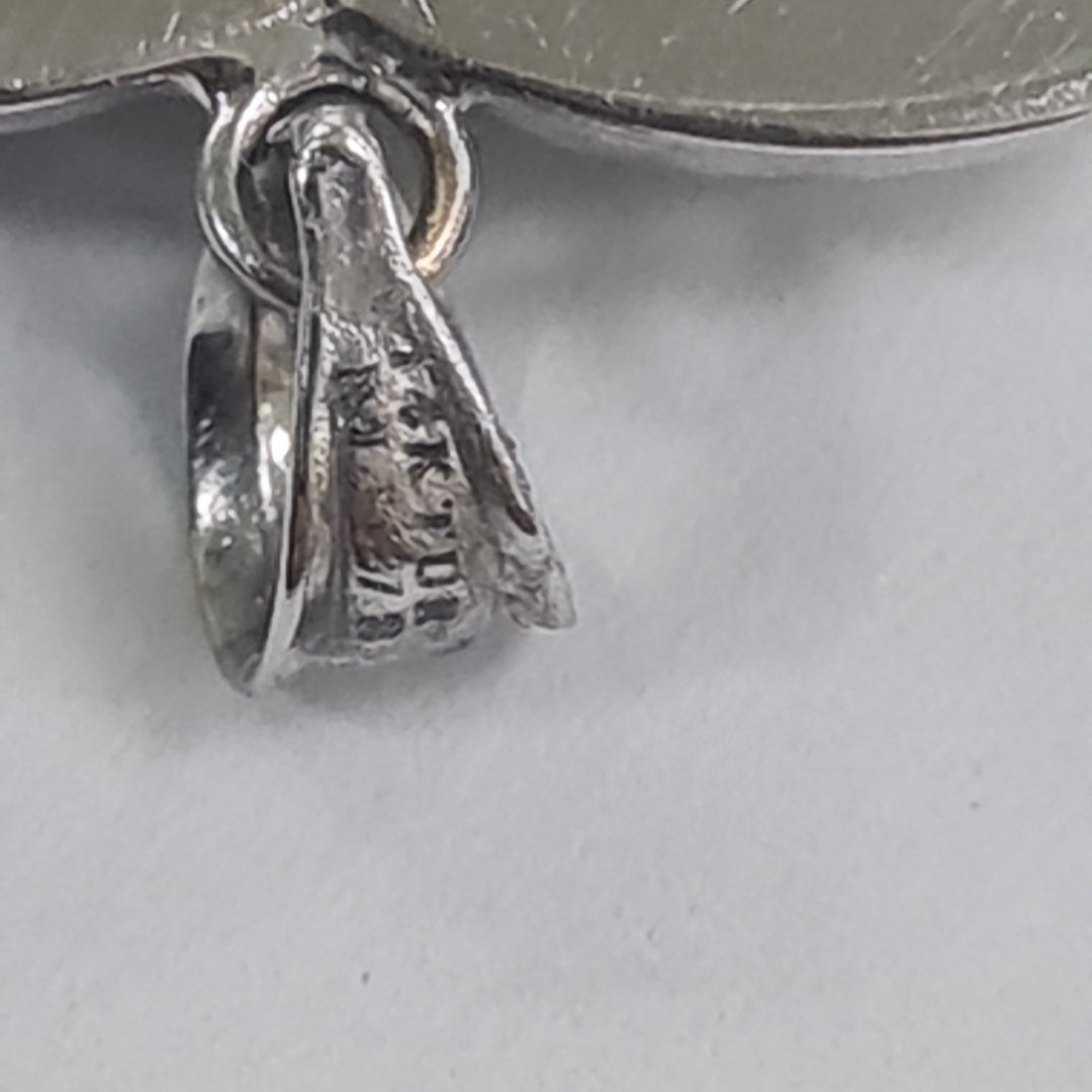 10023DIJ00000B1422 FRD12 DIJE DE MEDIO CORAZON INFLADO O/B ORO 14K 1.6GRS (NUEVO)